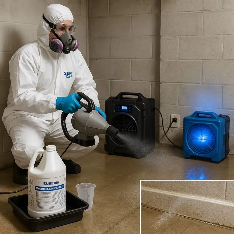 Sanitization and Odor Removal process in De Soto, IA