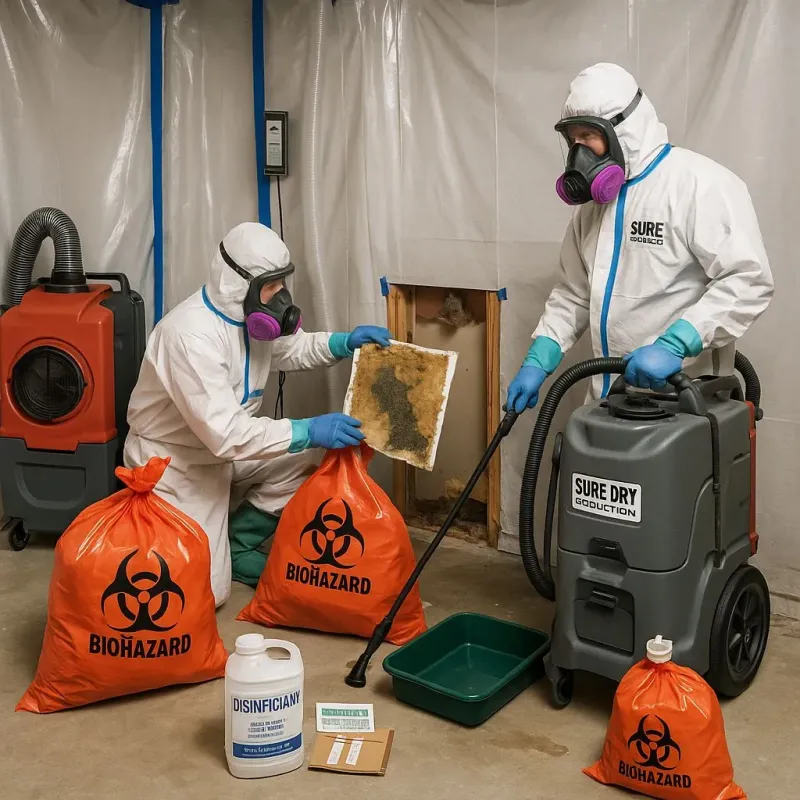 Contaminated Water Handling Protocols process in De Soto, IA
