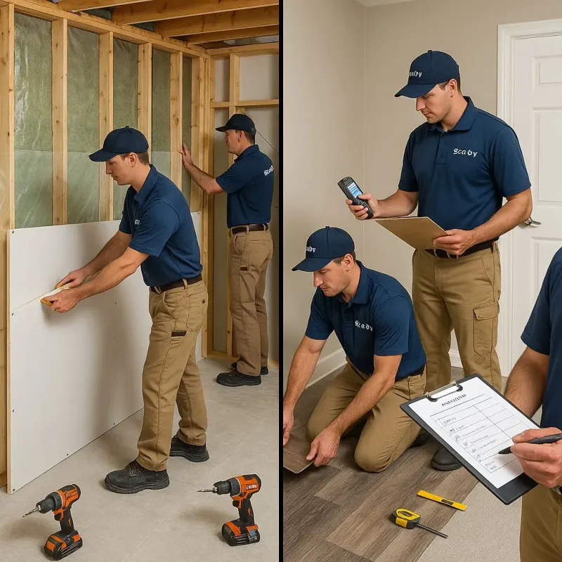 Repairs and Reconstruction process in De Soto, IA